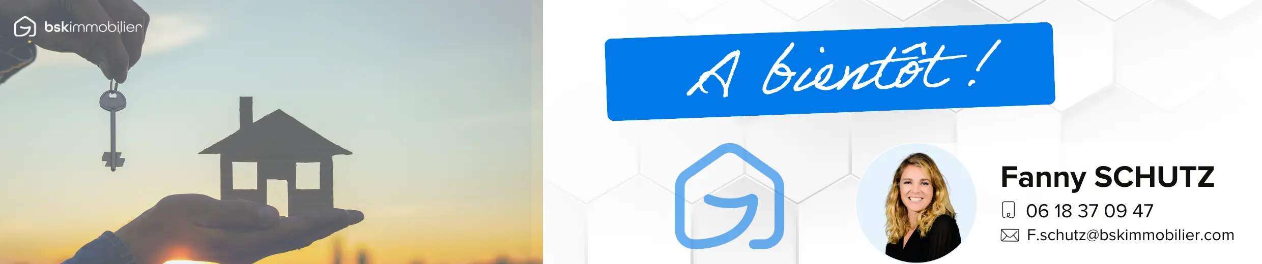À votre disposition, Fanny - Conseillère Immobilier